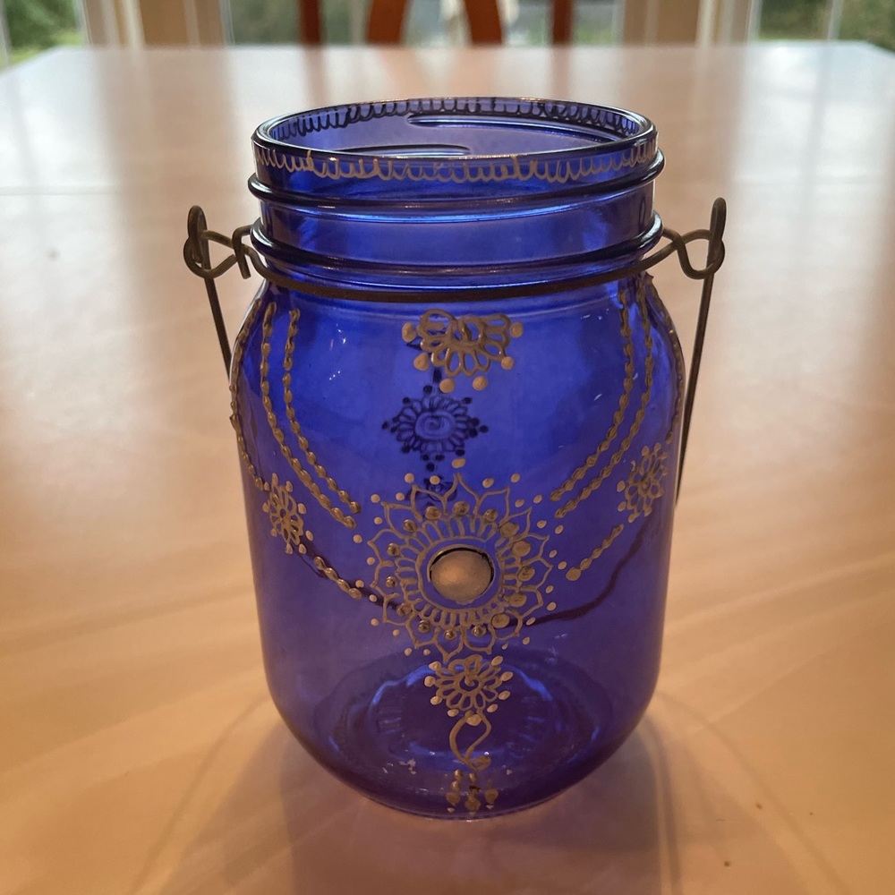 Hand Painted Mason Jar